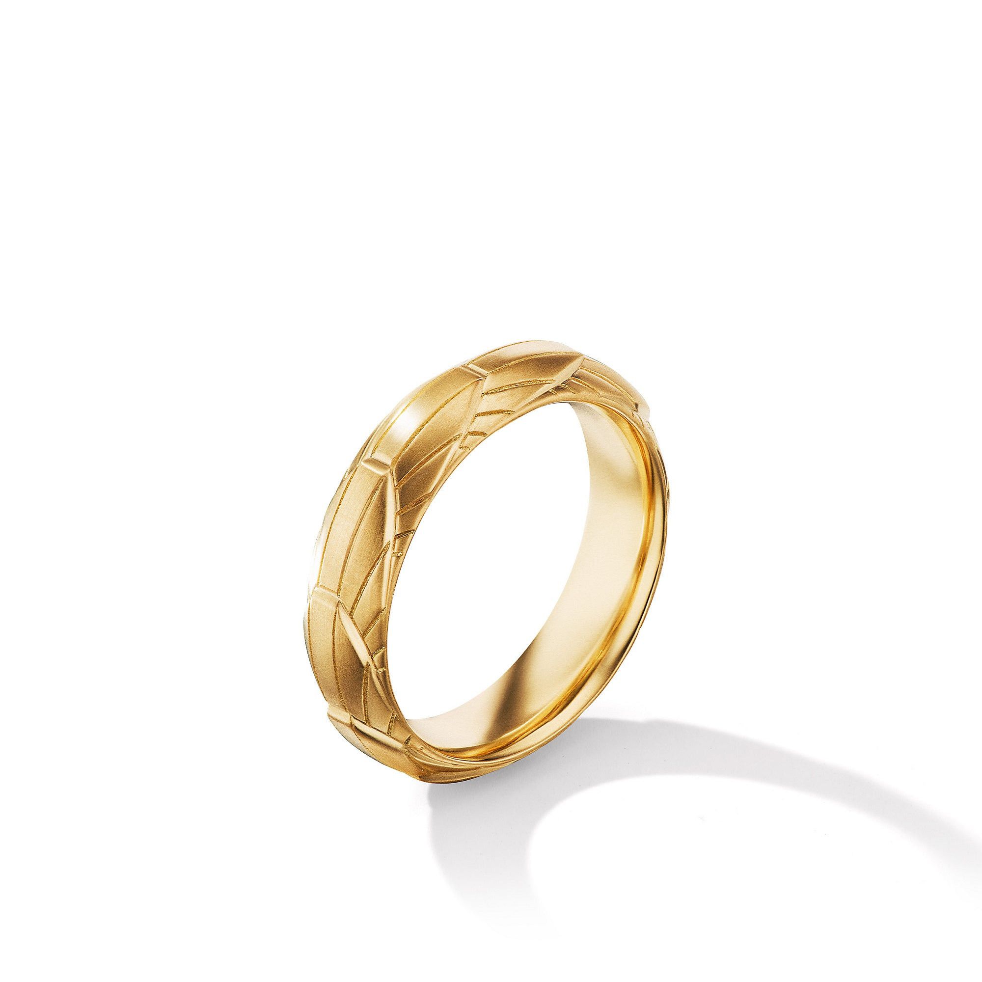 David Yurman o1w1db10526 R25776M/Size 6/ Empire Band Ring in Golden Size ONE SIZE - 2 Thumbnail