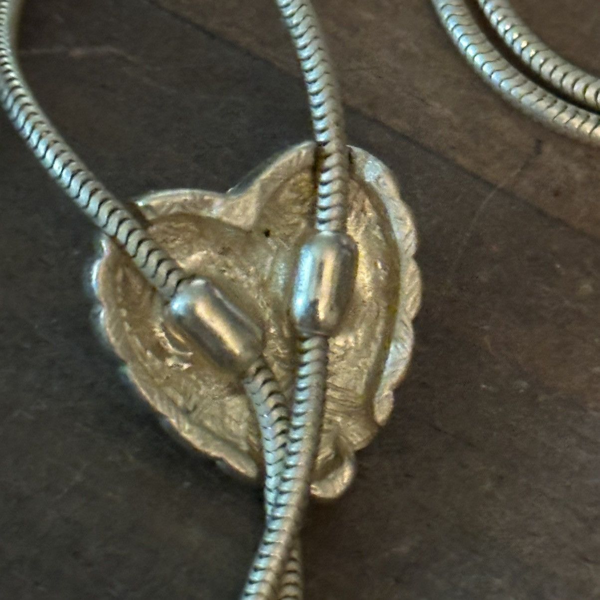Vintage Vintage gold tone sliding heart lariat necklace Size ONE SIZE - 4 Thumbnail