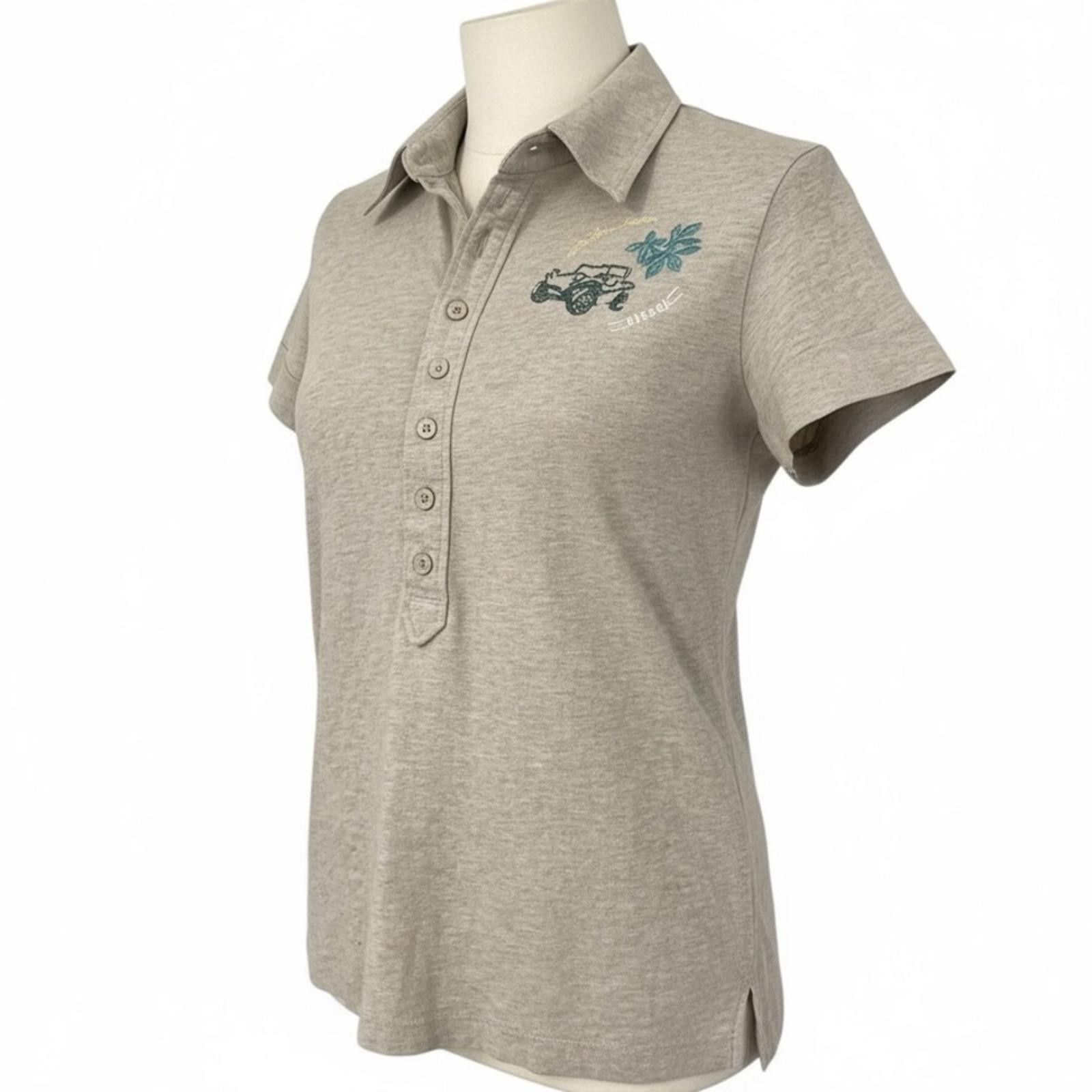 Diesel Vintage 90's Diesel Beige Polo Shirt Made in Hong Kong Size S / US 4 / IT 40 - 3 Thumbnail
