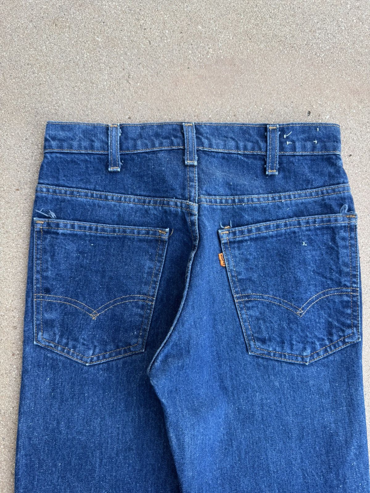 Vintage Vtg 80’s Levi’s 646 Orange Tab Bellbottom Flare Jeans 28x30 Size US 28 / EU 44 - 7 Thumbnail
