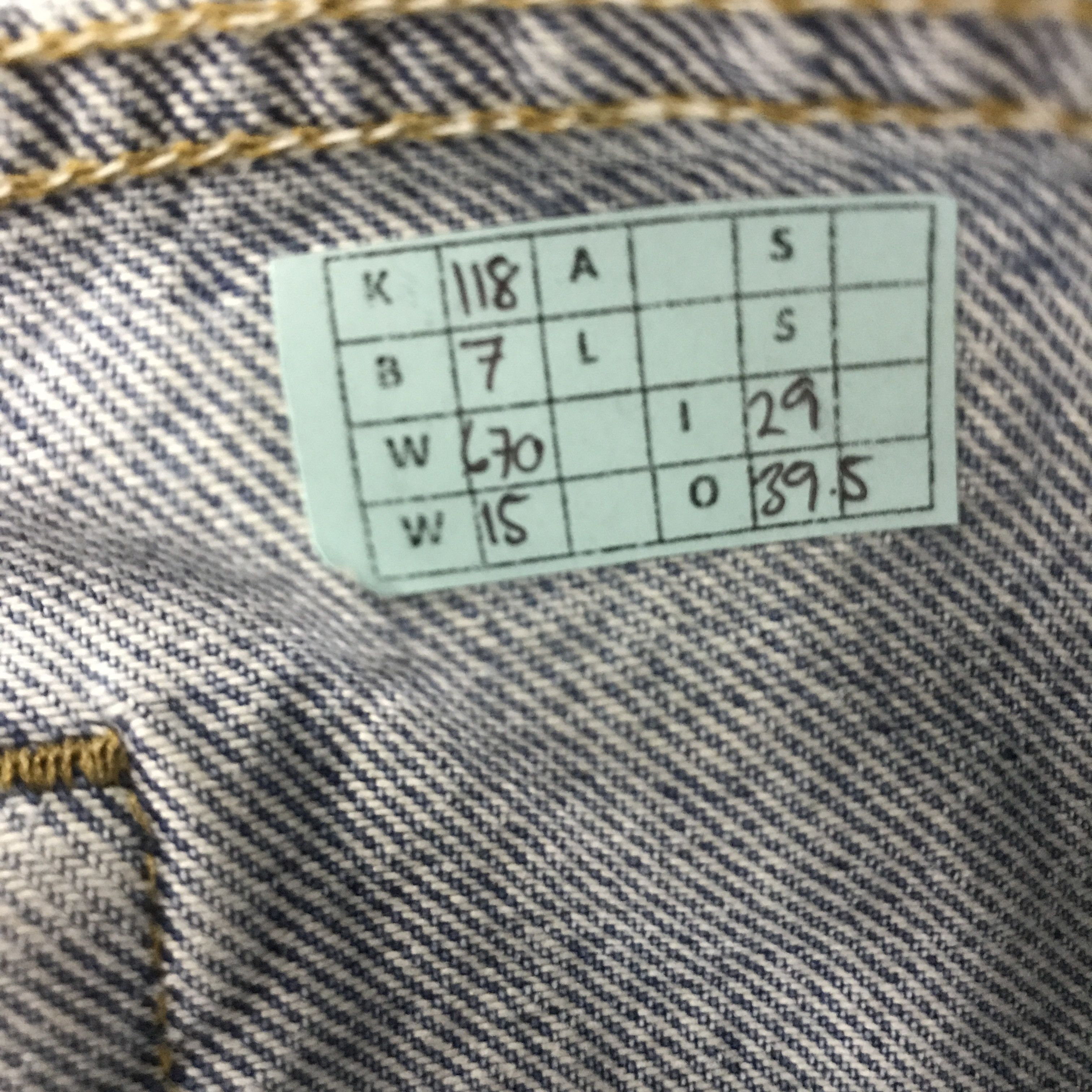 Carhartt CARHARTT DISTRESSED FADED DENIM PANTS K118B7 Size US 29 - 14 Thumbnail