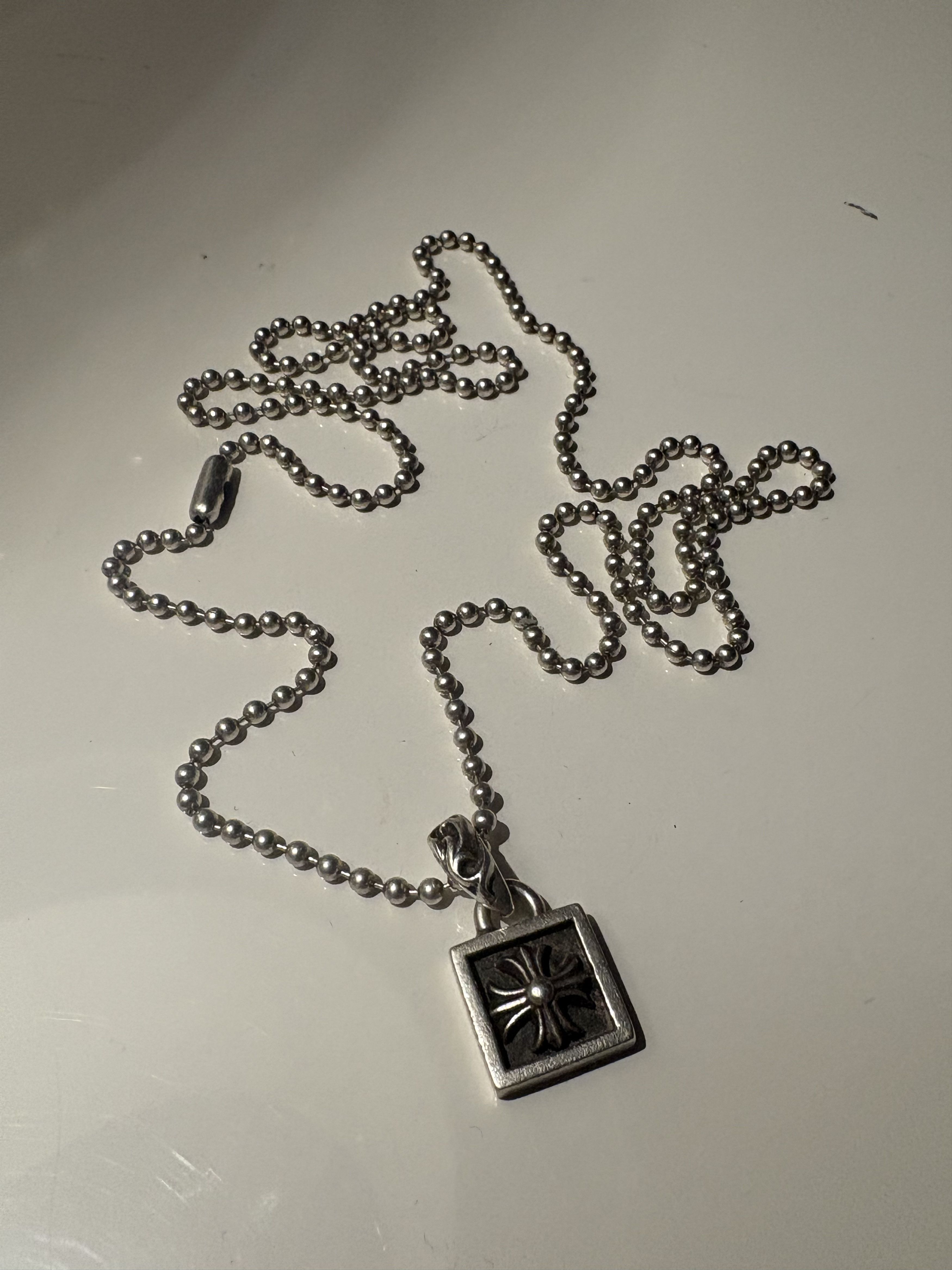 Chrome Hearts Chrome Hearts CH Plus Charm Silver Necklace Size ONE SIZE - 6 Thumbnail