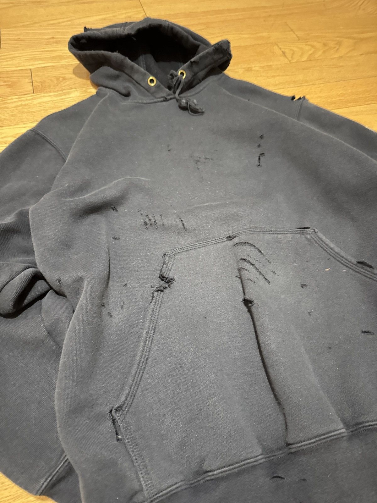 Carhartt Modern Carharrt Hoodie - Thrashed Size US M / EU 48-50 / 2 - 2 Thumbnail