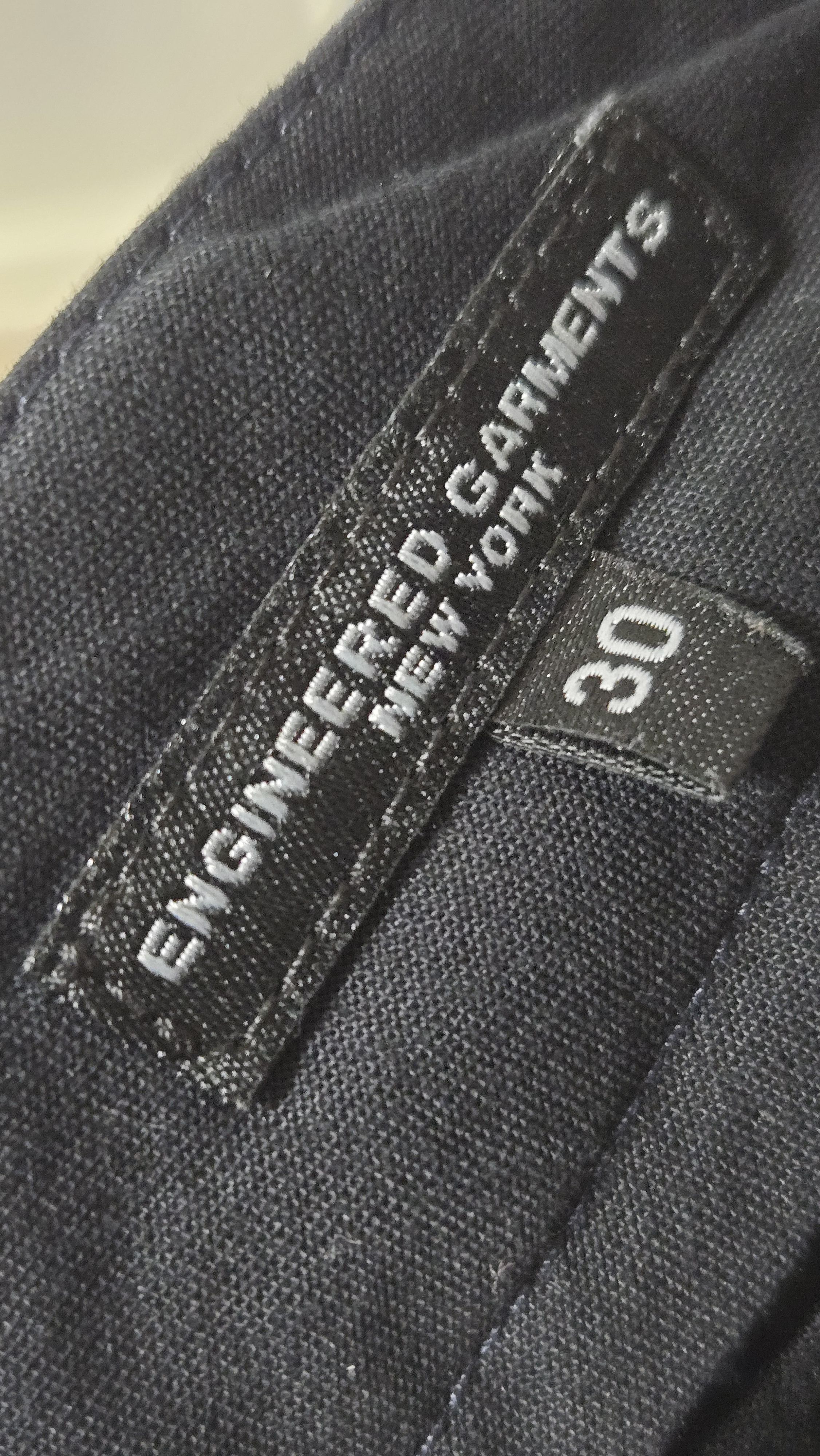 Engineered Garments Dark Navy Velour Velvet Pants Size US 30 / EU 46 - 4 Thumbnail