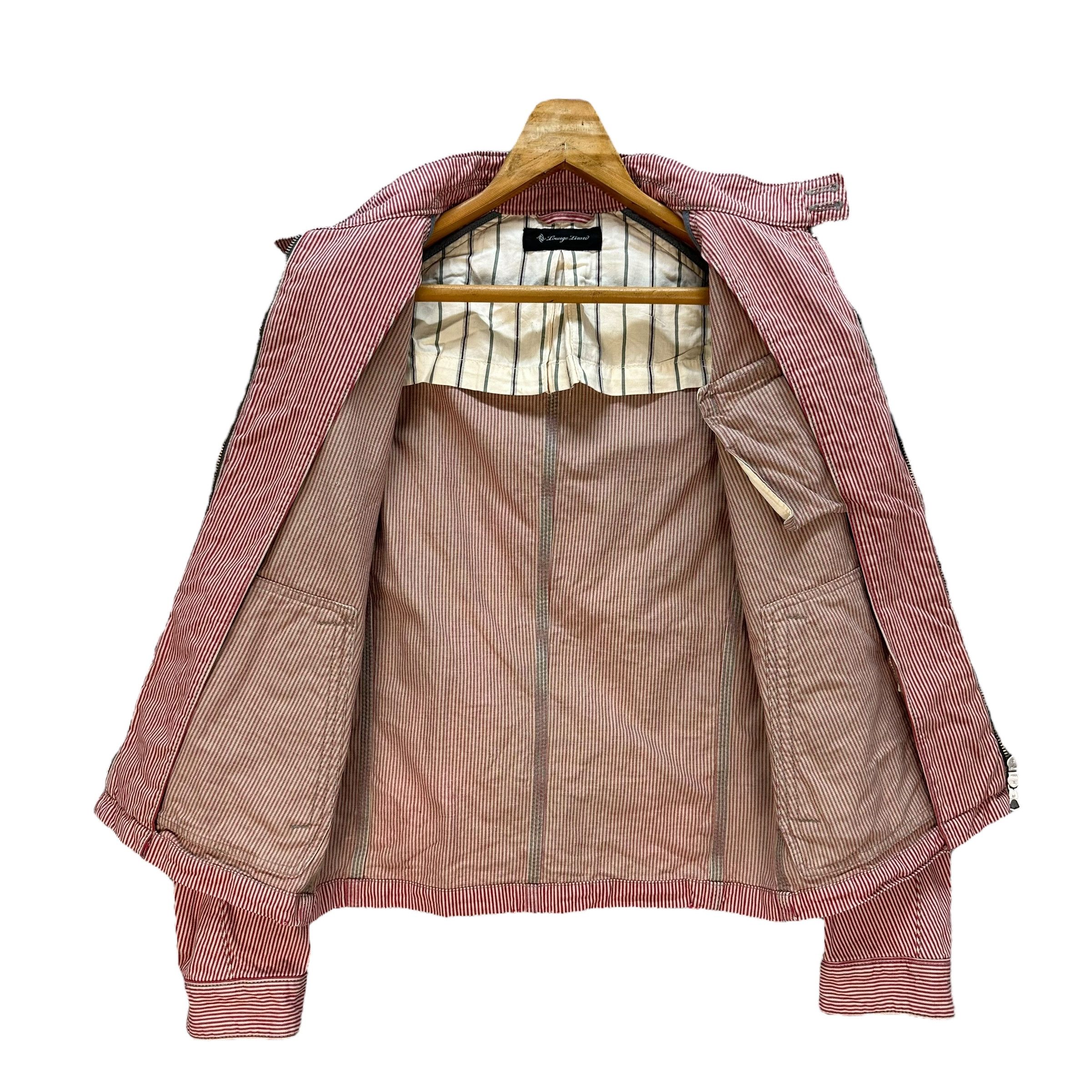 Lounge Lizard Lounge Lizard Red Hickory Striped Jacket #A24-0545 Size US XS / EU 42 / 0 - 7 Thumbnail