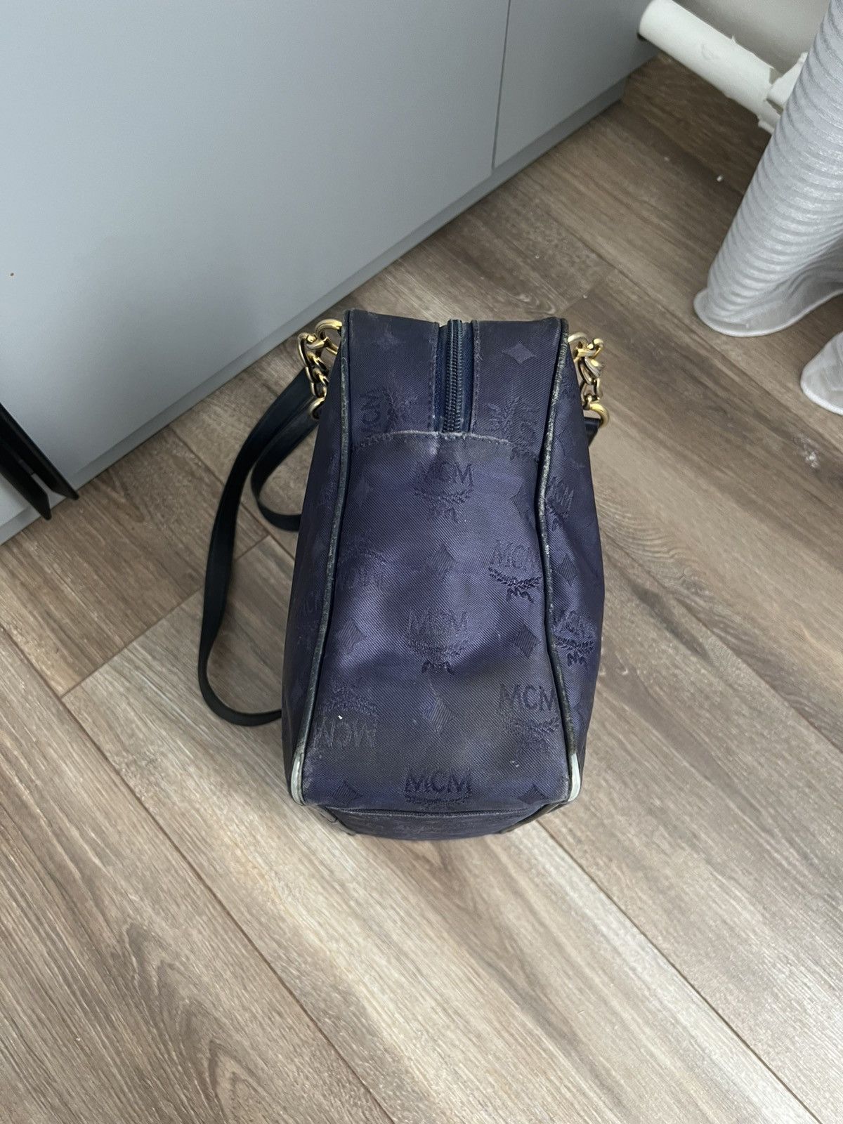 MCM MCM Blue Bag Monogram Size ONE SIZE - 6 Thumbnail