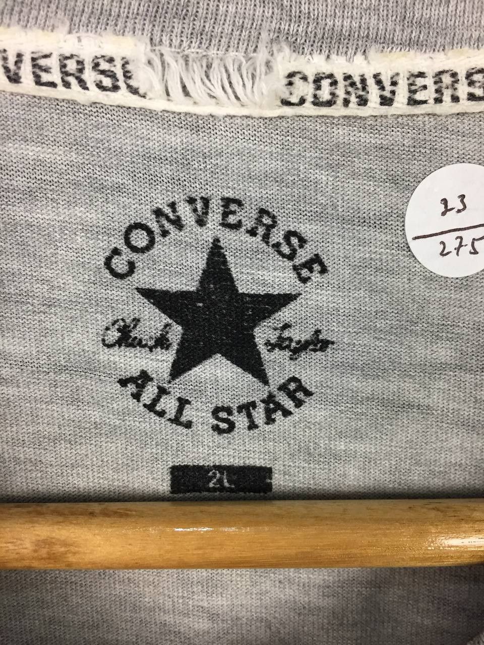 Converse Vtg Converse All Star Sneaker Sketch Graphic Tee Size US XL / EU 56 / 4 - 10 Thumbnail