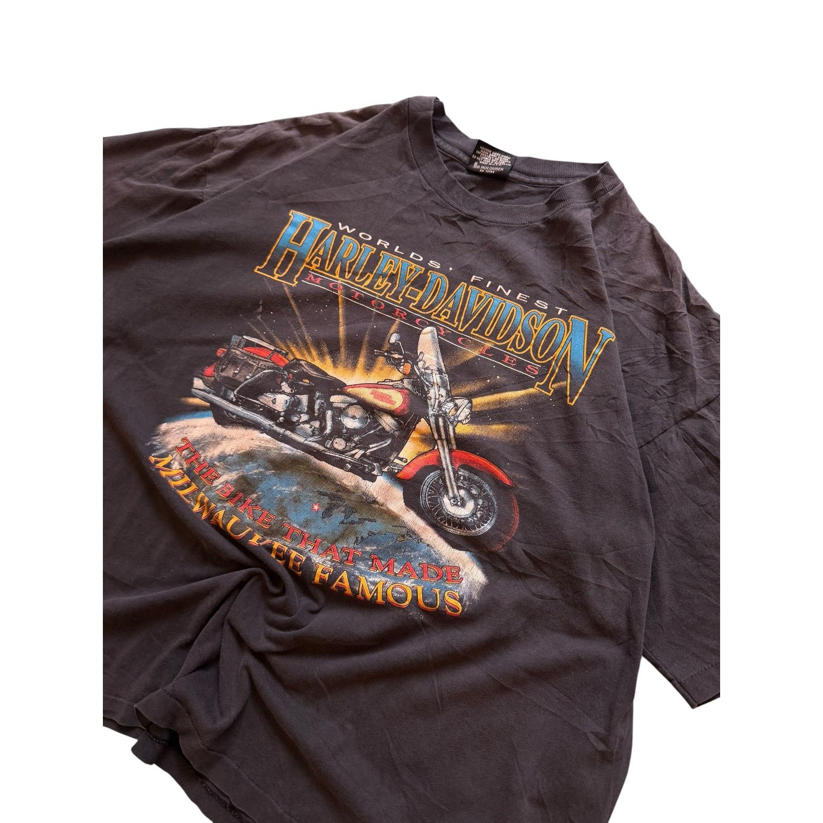 Vintage Vintage Harley-Davidson "Worlds Finest" Tee Size US L / EU 52-54 / 3 - 2 Thumbnail