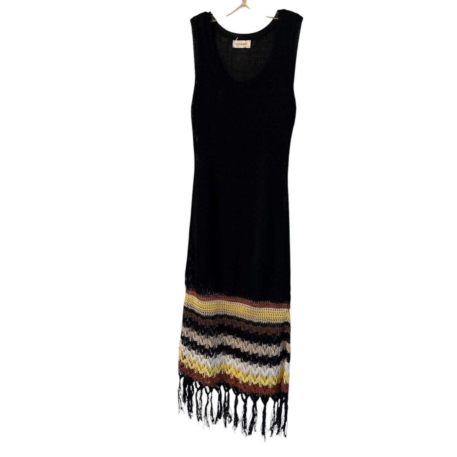 Wales Bonner Wales Bonner CROCHET Macramé Fringed MAXI Dress SZ M/L $2195 Size M / US 6-8 / IT 42-44 - 3 Thumbnail