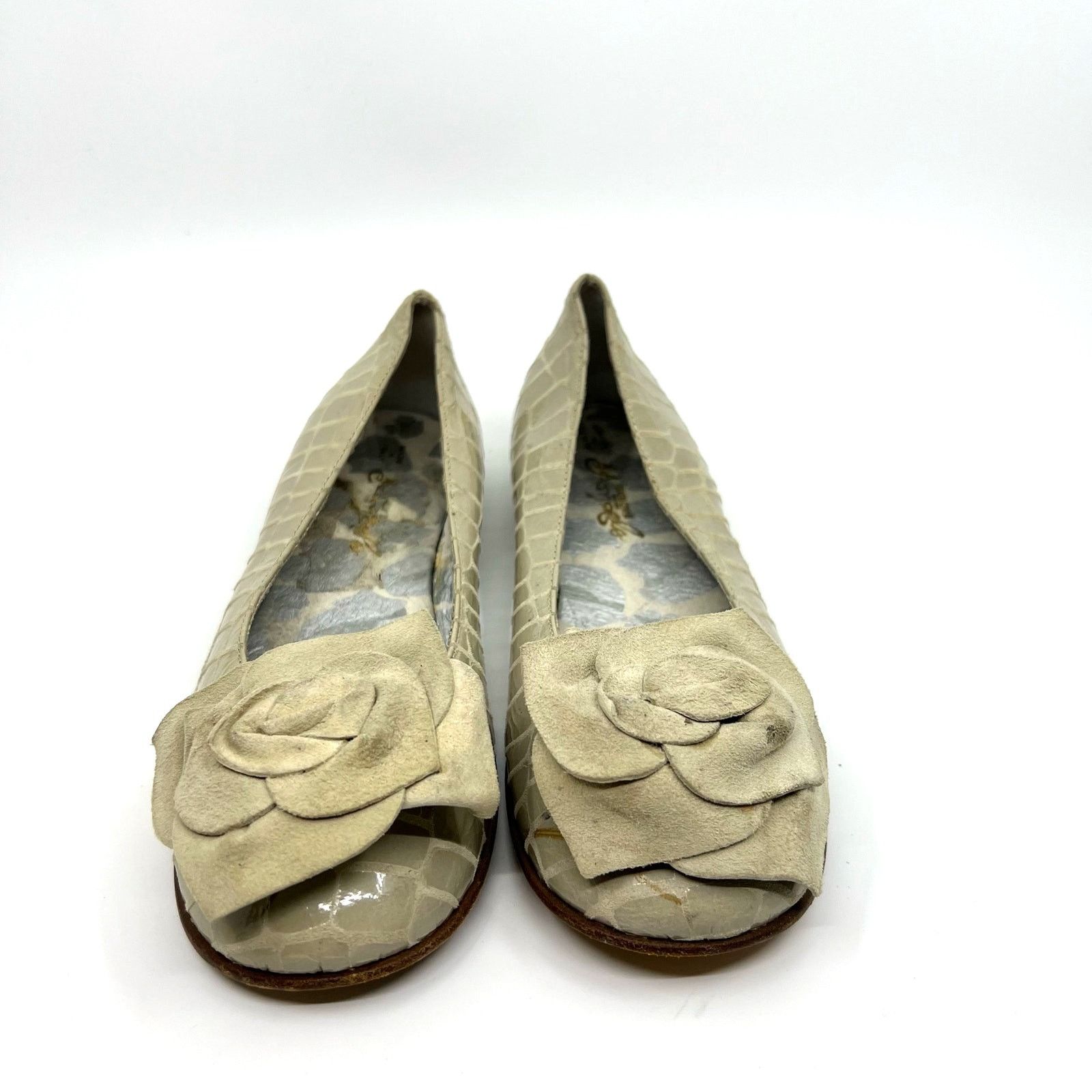 Roberto Cavalli Roberto Cavalli Angels Crocodile Flats Women's 6 US Size US 6 / IT 36 - 4 Thumbnail