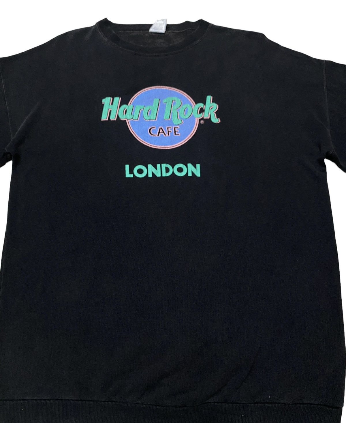 Hard Rock Cafe × Vintage Vintage Brand Hard Rock Cafe London Sweatshirt 1990s Size US L / EU 52-54 / 3 - 3 Thumbnail