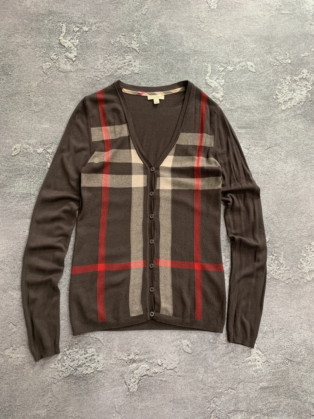 Burberry Burberry Brit Nova Check Women’s Button Up Cardigan Size XL Size XL / US 12-14 / IT 48-50 - 1 Thumbnail