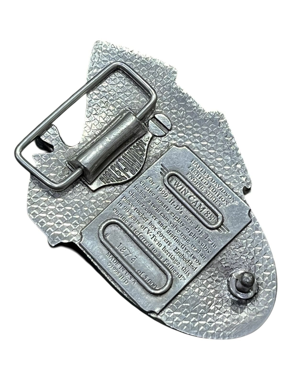 Harley Davidson 🔥©️1998 Harley-Davidson Limited Edition Solid 3D Belt Buckle Size ONE SIZE - 7 Thumbnail