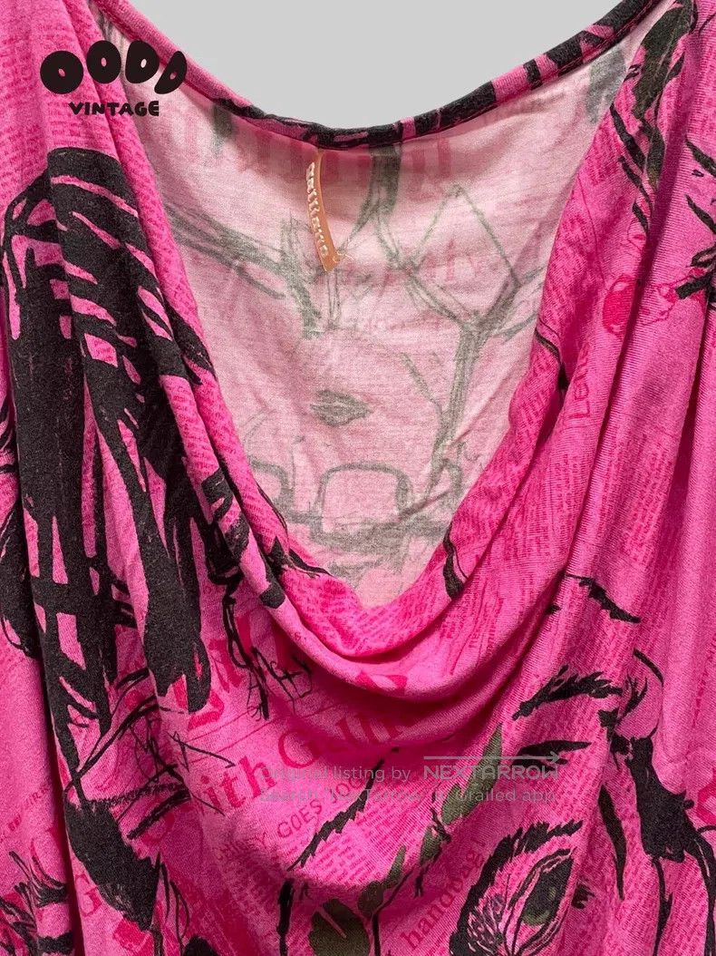 John Galliano John Galliano Graffiti T-Shirt Dress Size US S / EU 44-46 / 1 - 4 Thumbnail