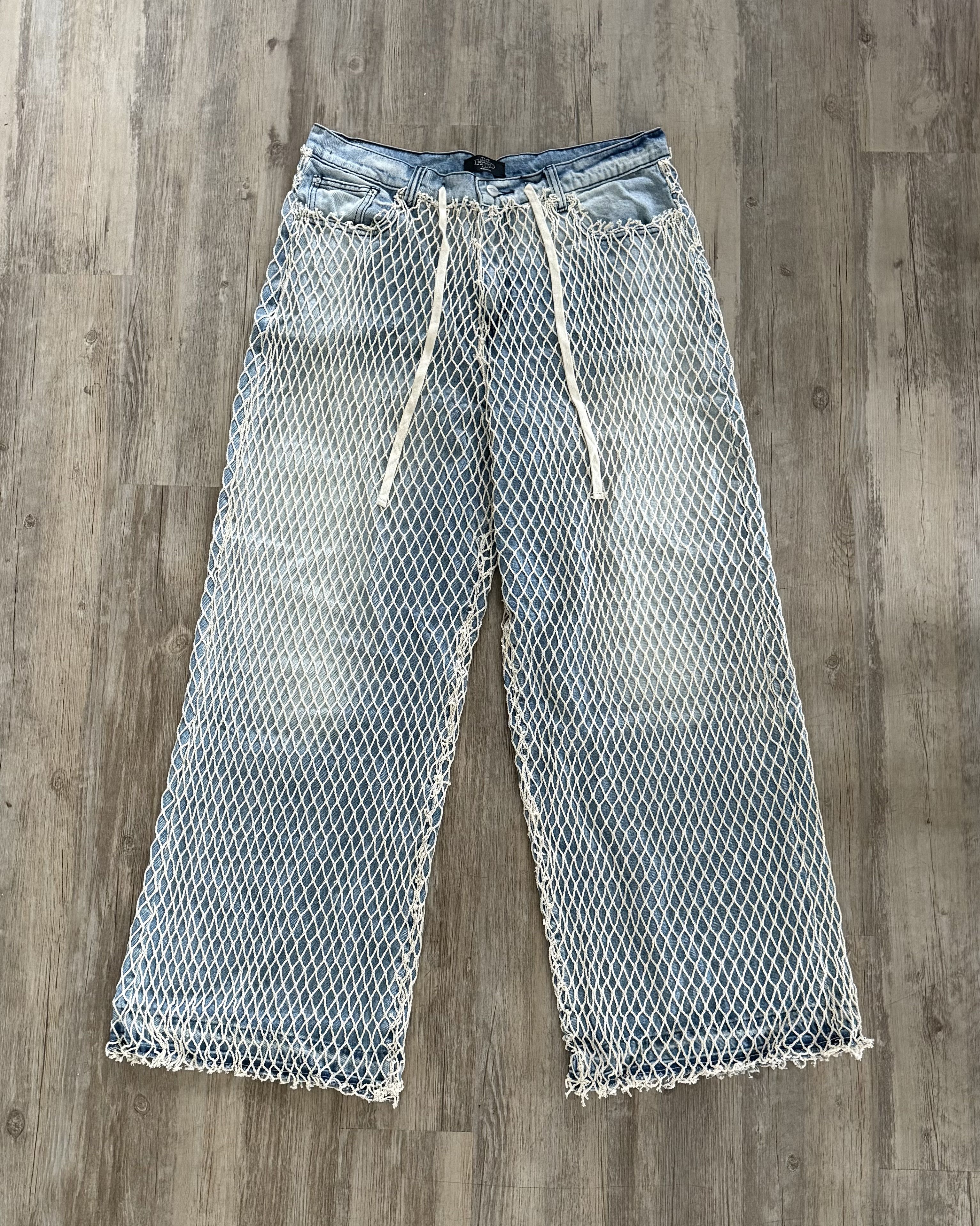 HMDD HMDD 'Fishnet' Denim Size US 36 / EU 52 - 1 Thumbnail