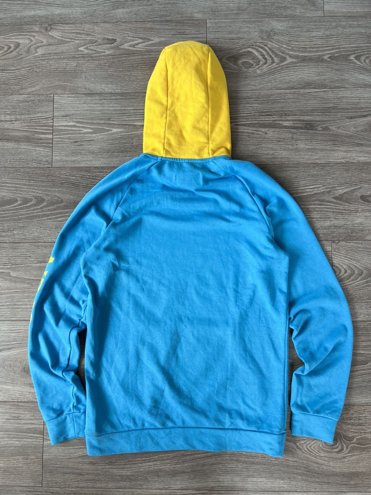 Jordan Brand Nike Air Jordan Jumpman Big Logo Blue/Yellow Patriot Hoodie Size US M / EU 48-50 / 2 - 16 Thumbnail