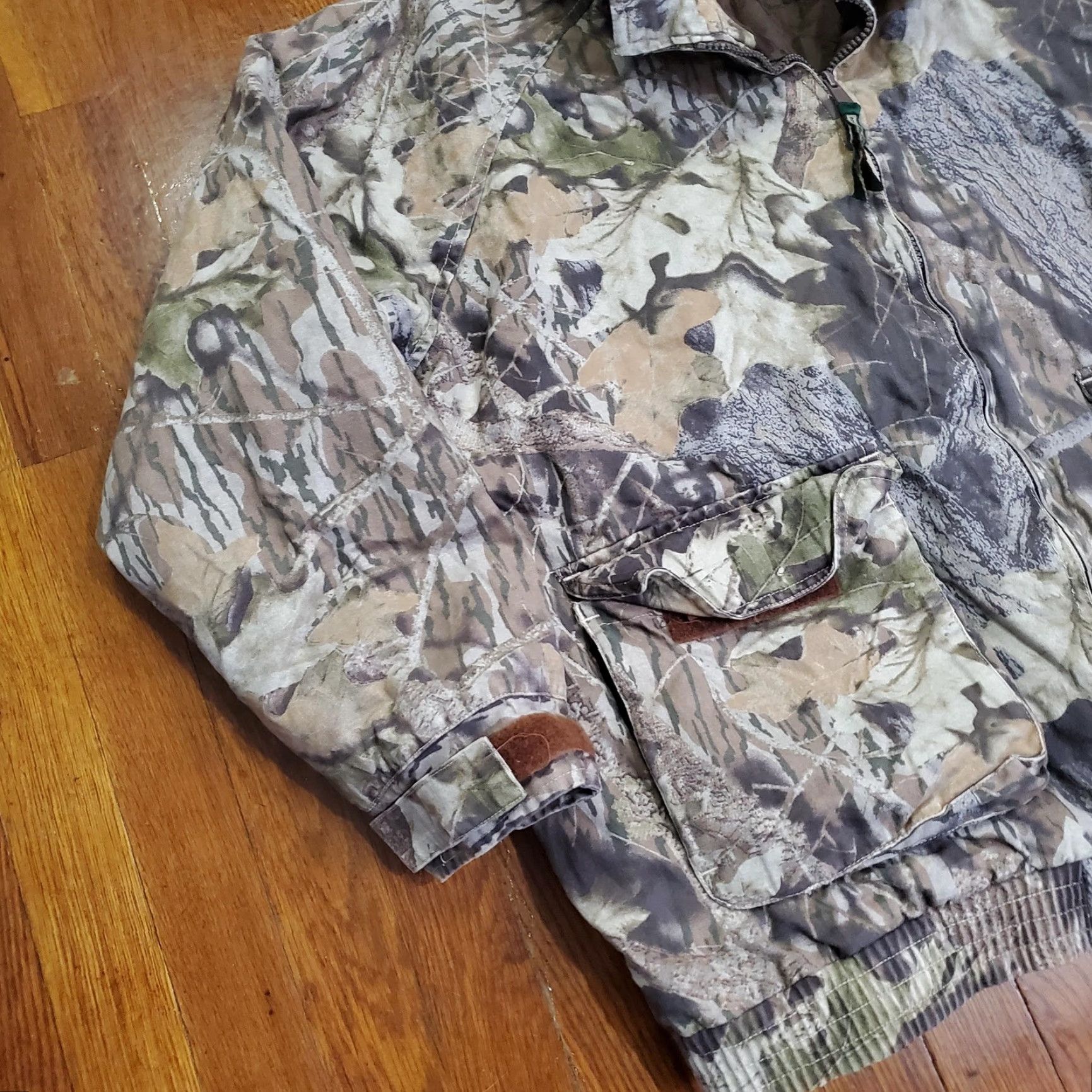 Vintage Remington Jacket Mens 2XL Camouflage Canvas Insulated Bomber Outdoor Coat Size US XXL / EU 58 / 5 - 2 Thumbnail