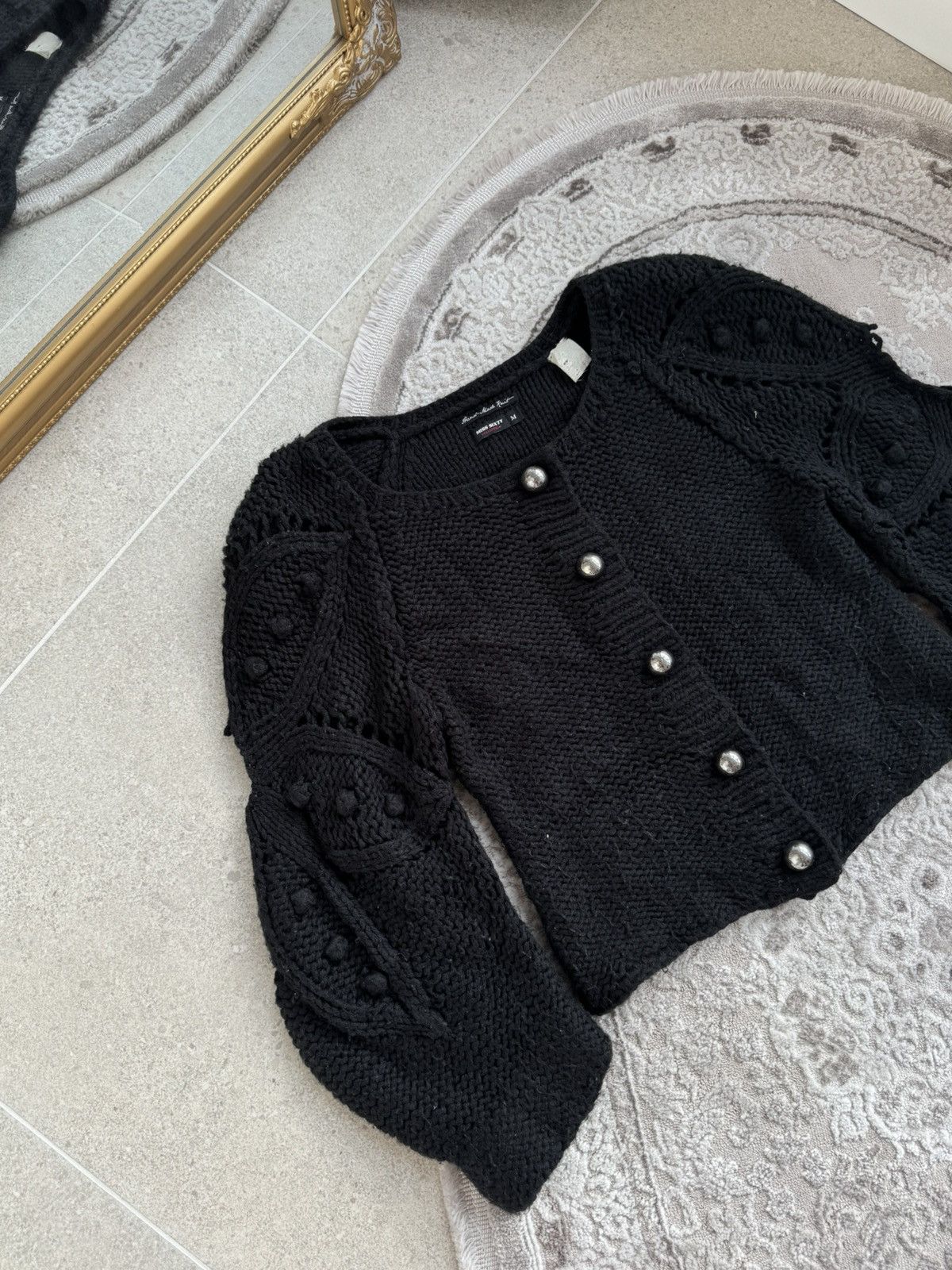 Miss Sixty Archival Napoleon Miss Sixty Hand-Made Knit Cardigan Y2K Size M / US 6-8 / IT 42-44 - 2 Thumbnail
