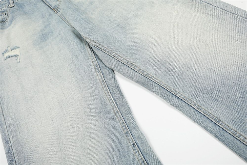 Japanese Brand × Jean Men's vintage American washed ripped jeans Size US 32 / EU 48 - 6 Thumbnail