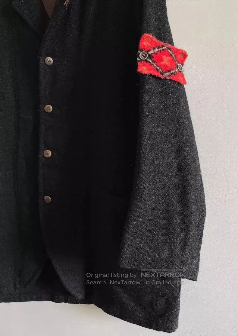 Kapital KAPITAL Wool Linen Single Breasted Jacket Size US XL / EU 56 / 4 - 4 Thumbnail