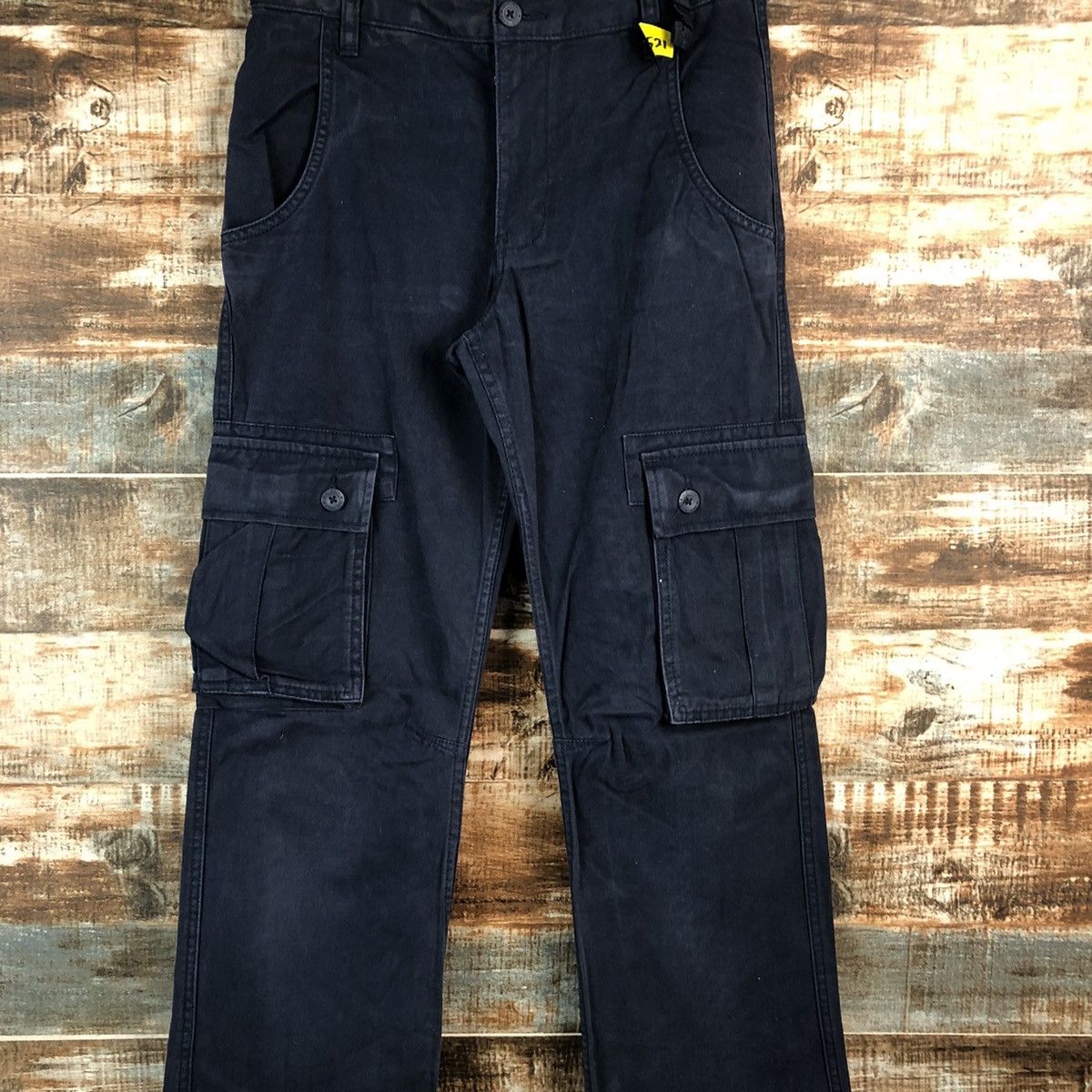 Japanese Brand Old Navy Black Cargo Multipocket Pants #A2521 Size US 28 / EU 44 - 5 Thumbnail