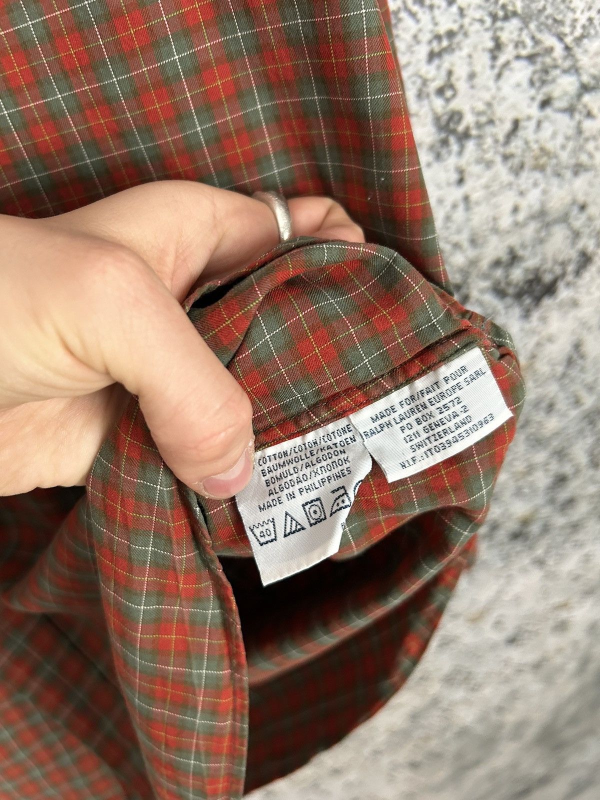 Polo Ralph Lauren Vintage Polo Ralph Lauren Checkerd Shirt Button Ups 90s Size US XL / EU 56 / 4 - 5 Thumbnail