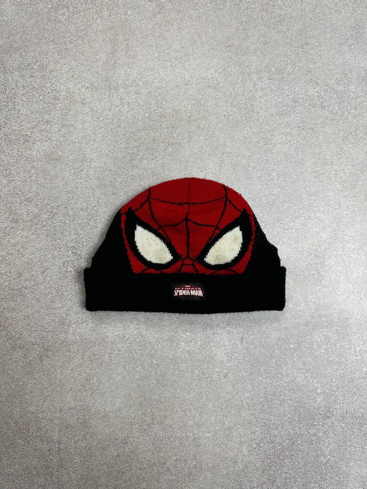 Vintage Vintage Spider Man Marvel Beanie Hat Os Size ONE SIZE - 2 Thumbnail