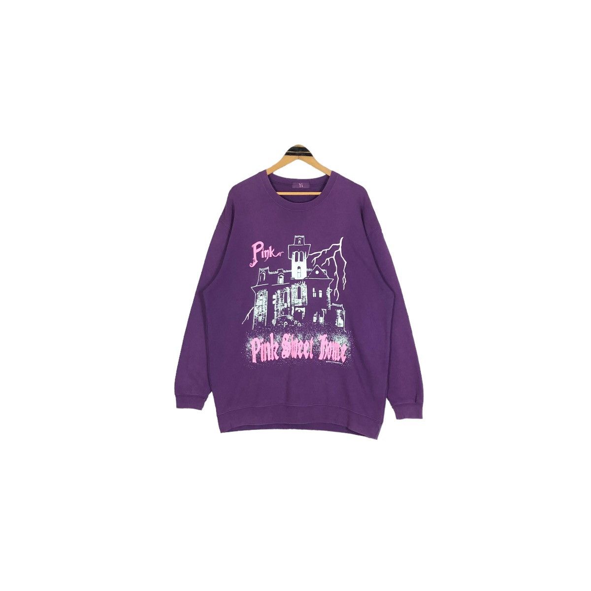 Yohji Yamamoto Y’s Yohji Yamamoto Pink Sweet Home Crewneck Sweatshirt Size US L / EU 52-54 / 3 - 2 Thumbnail
