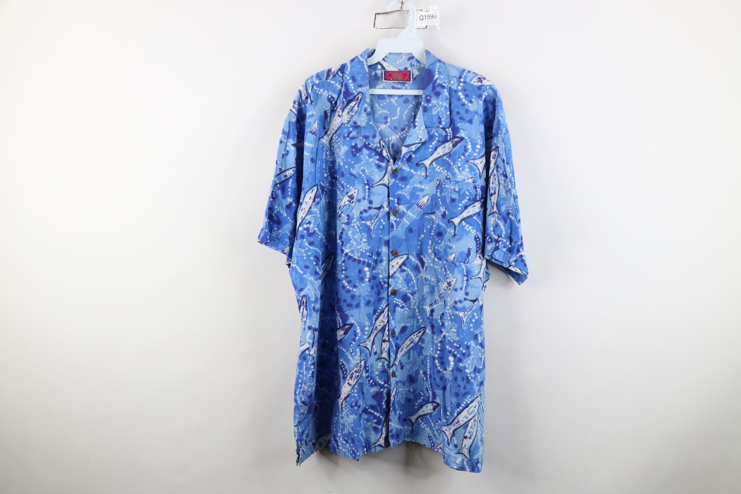 Patagonia × Vintage 1994 PATAGONIA A/C PRINT SHIRTS JAVA FISH 