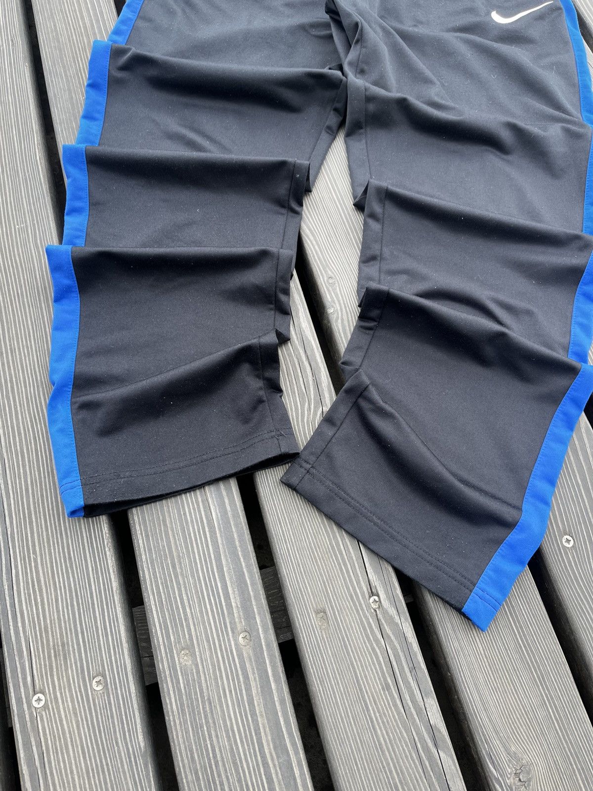 Vintage Vintage Nike Baggy Track Pants Cotton Drill Swoosh Y2K USA Size US 34 / EU 50 - 2 Thumbnail