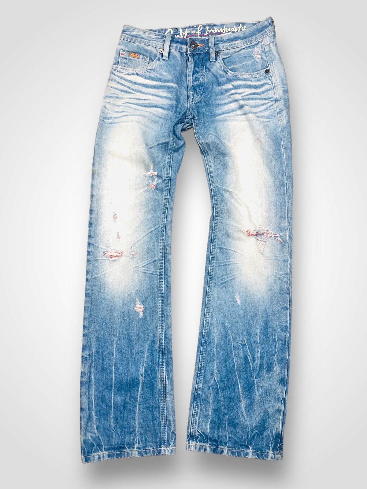 Cult Of Individuality Cult Of Individuality HAGEN Straight Leg Jeans (38) Size US 29 - 1 Thumbnail