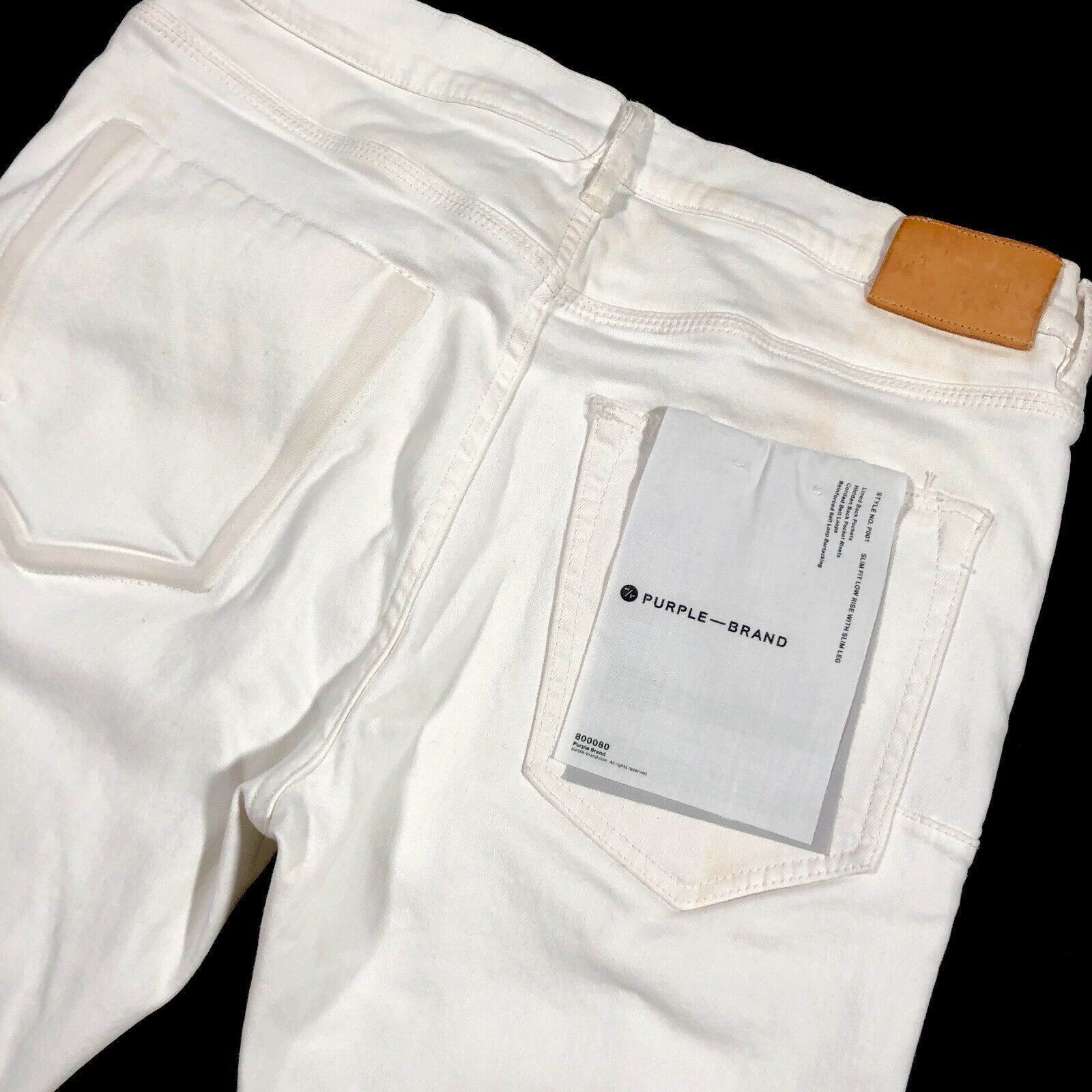 Purple Brand PURPLE BRAND P001 GREY FOUR POCKET DESTROY Jeans size 36x34 Size US 36 / EU 52 - 6 Thumbnail