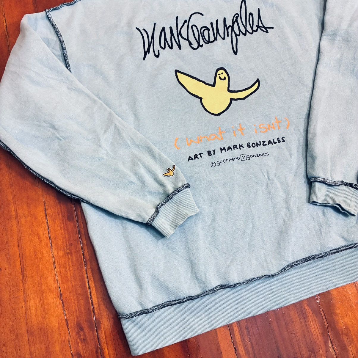 Japanese Brand Skate Mark Gonzales Art Doodle Design Sweatshirt Size US L / EU 52-54 / 3 - 2 Thumbnail