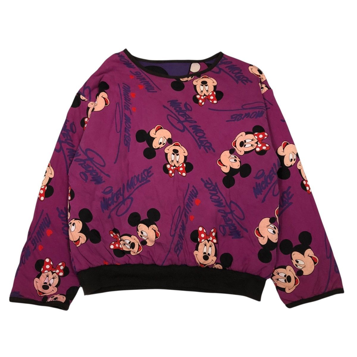 Mickey Mouse 🔥VINTAGE SWEATSHIRT DISNEY MICKEY MOUSE FULL PRINT RARE Size US M / EU 48-50 / 2 - 1 Thumbnail