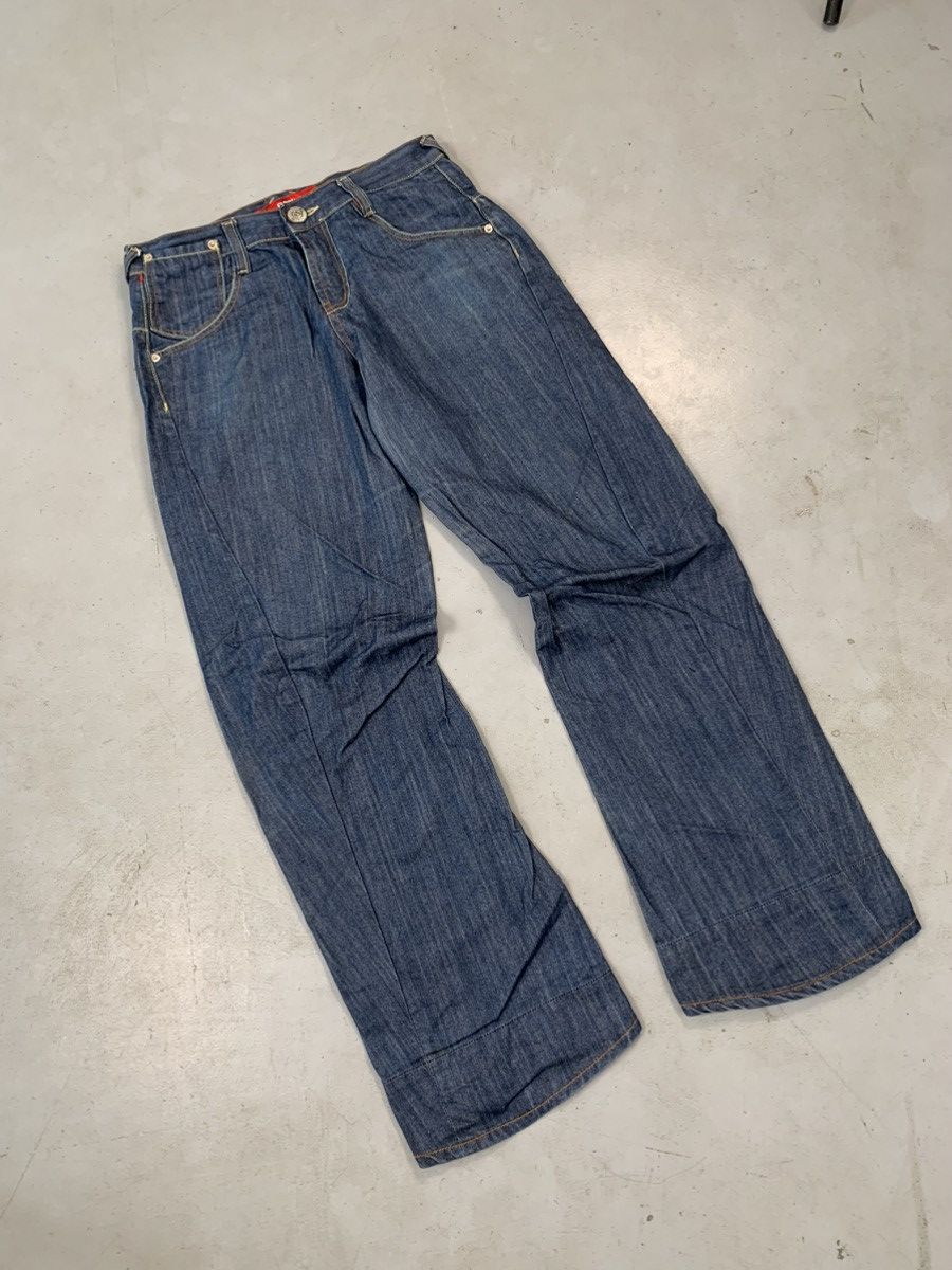 Japanese Brand Vintage Evisu inspired emboridered denim Size US 34 / EU 50 - 2 Thumbnail