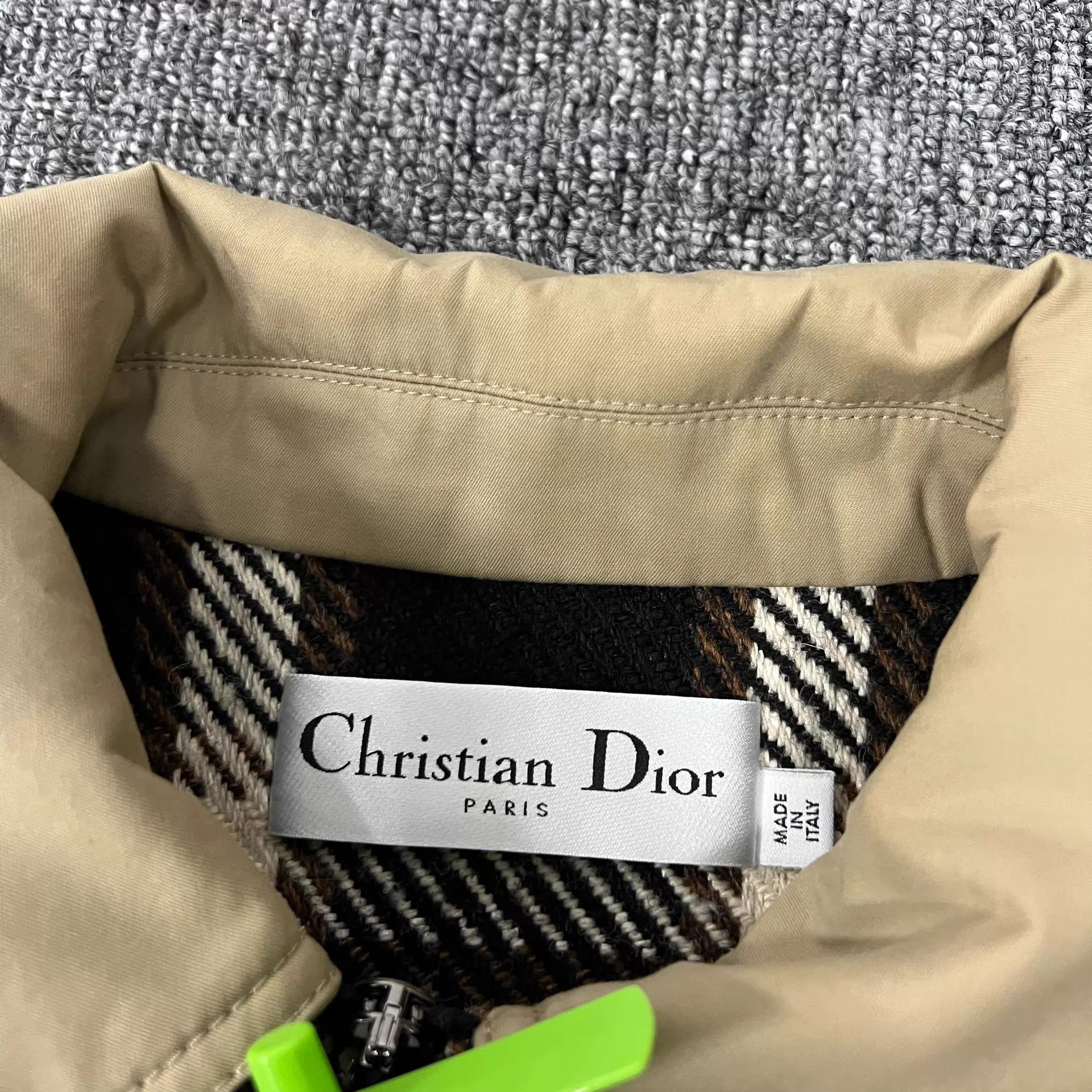 Dior Dior Plaid Big Pocket Bee Embroidered Jacket 36 Size XS / US 0-2 / IT 36-38 - 6 Thumbnail