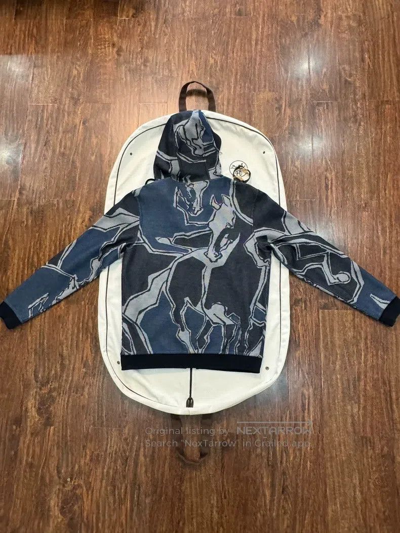 Hermes Hermes Tech Cotton Fabric Sweatshirt Size US L / EU 52-54 / 3 - 7 Thumbnail