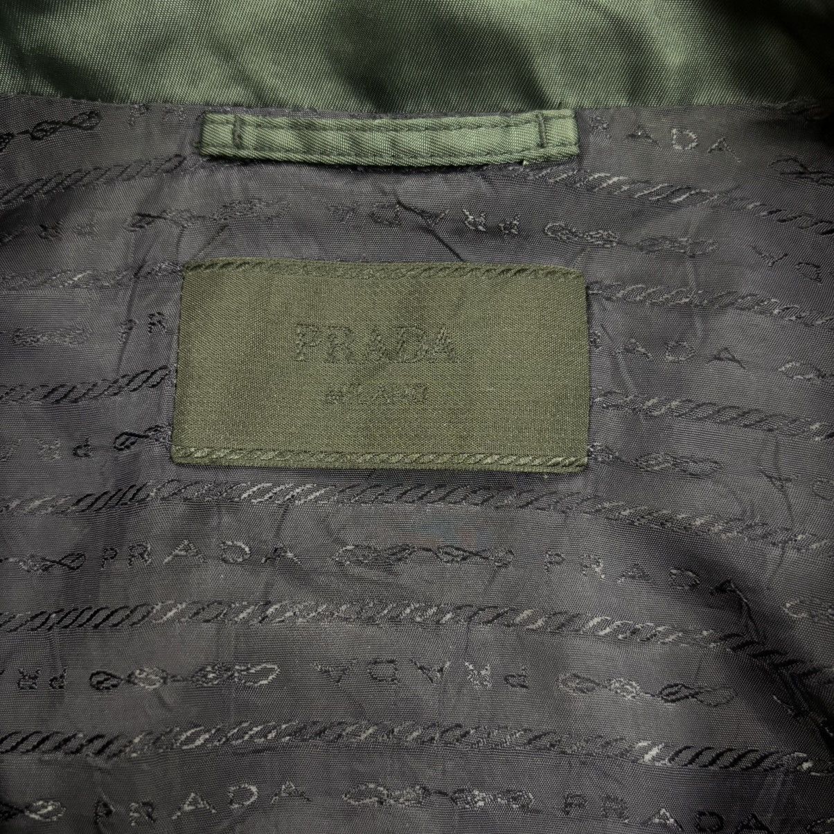 Prada Prada nylon work jacket dark green Size US M / EU 48-50 / 2 - 9 Thumbnail