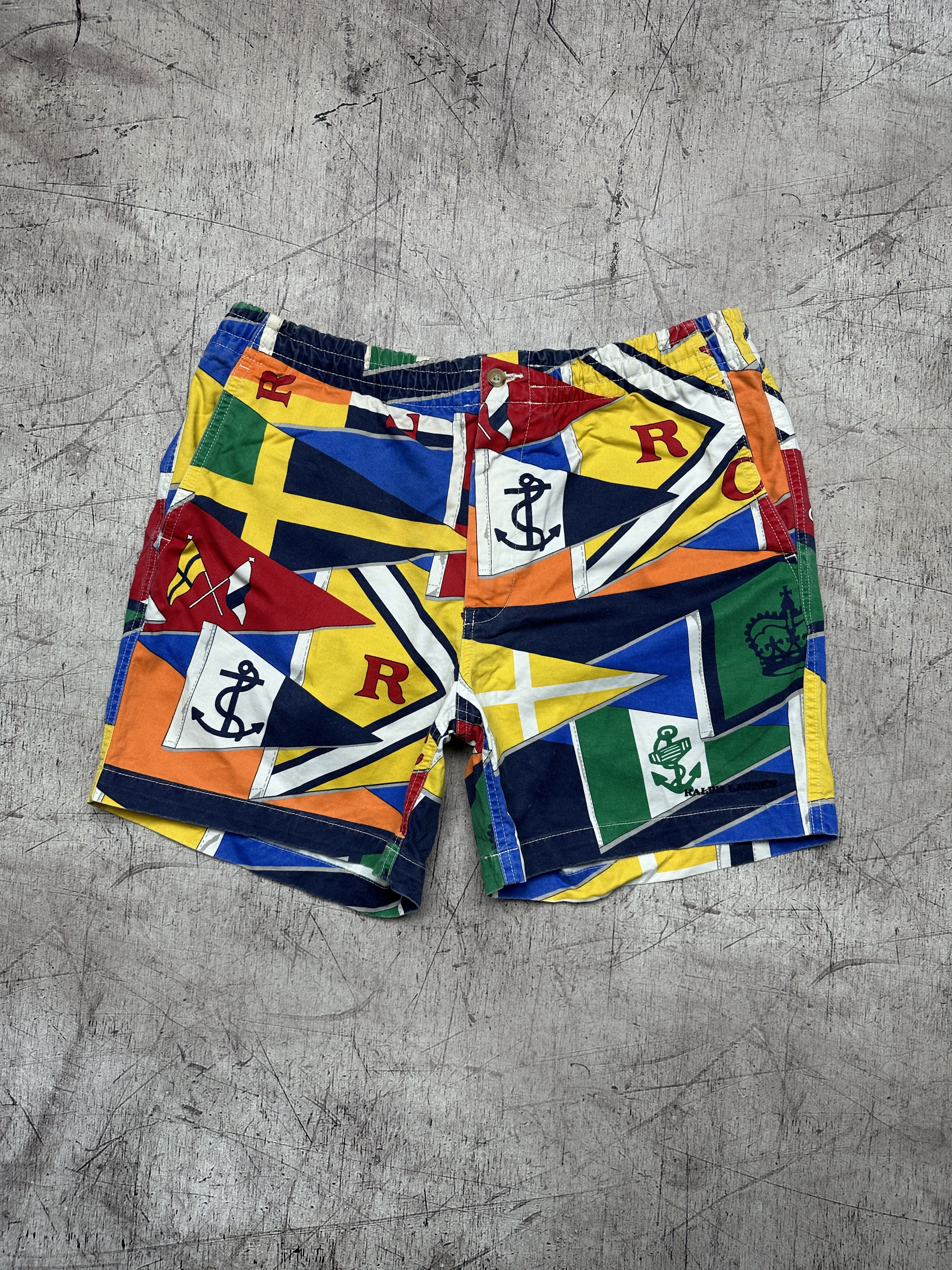 Polo Ralph Lauren Polo Ralph Lauren Mens Cotton Shorts Size US 34 / EU 50 - 1 Thumbnail