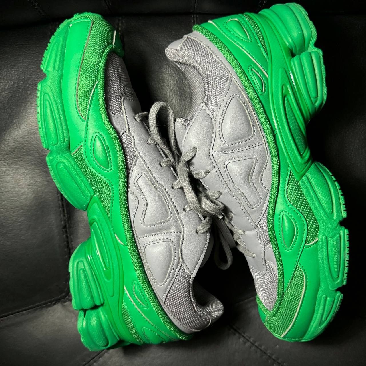 Adidas × Raf Simons Adidas Raf Simons ozweego Green Gray FW18 Size US 9 / EU 42 - 5 Thumbnail