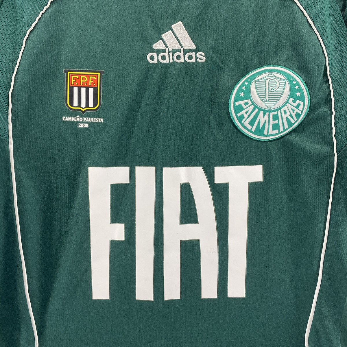 Adidas × Vintage Palmeiras Brazil 2008 Home Soccer Football Jersey Nike Size US S / EU 44-46 / 1 - 3 Thumbnail