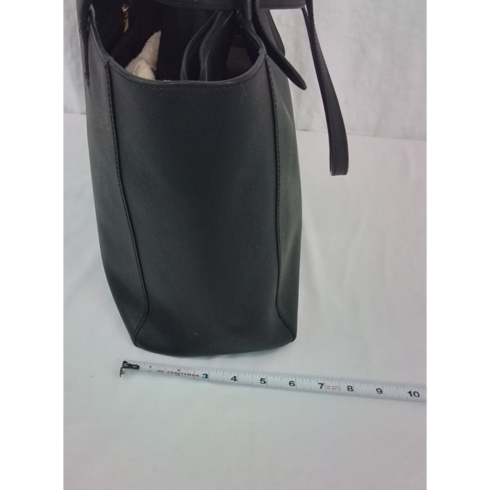 Tory Burch Tory Burch Black Leather Shoulder Bag Gold Hardware Size ONE SIZE - 15 Thumbnail