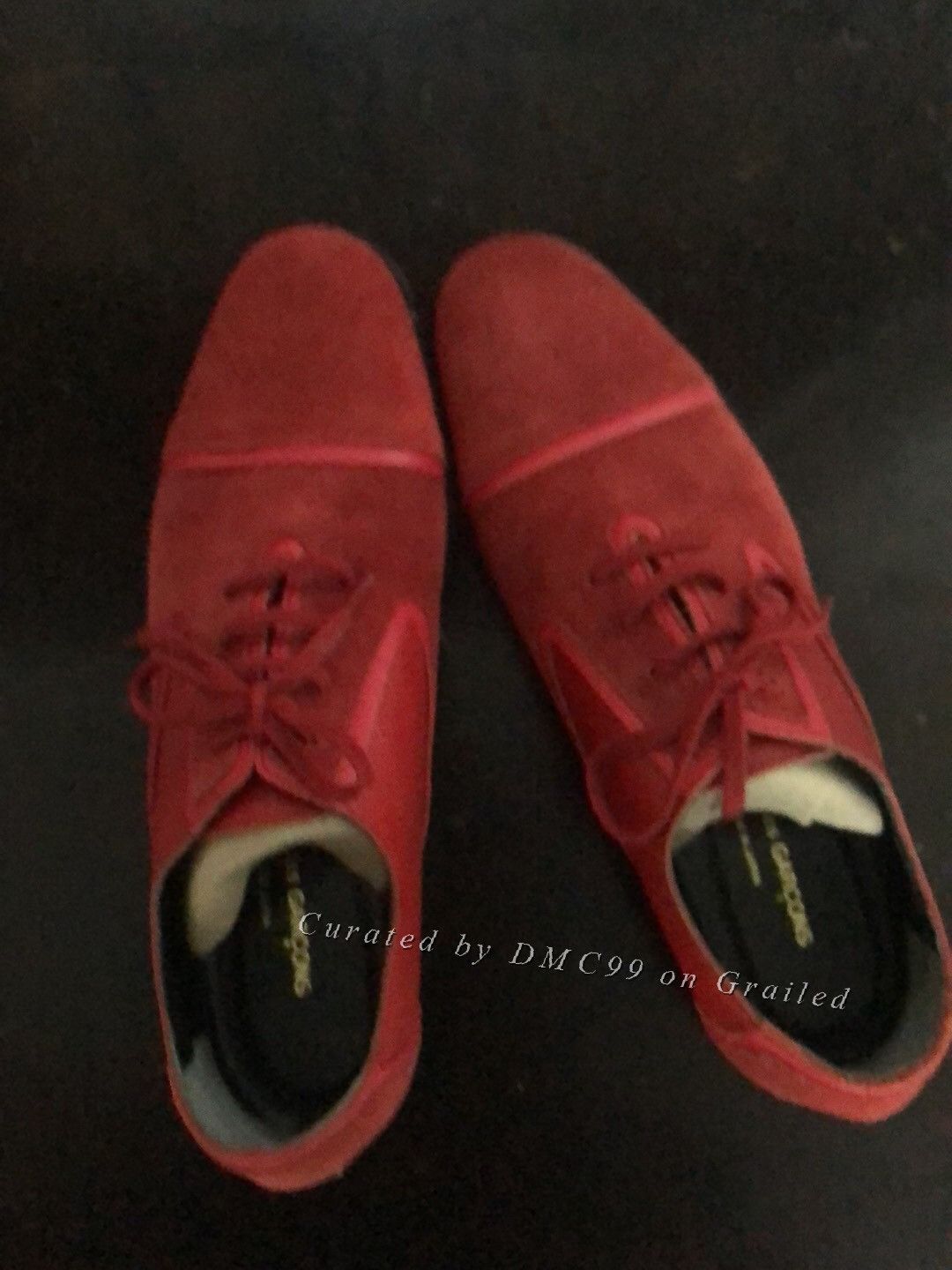 Rei Kawakubo Comme des Garçons Red Suede Runway Shoes Size US 7 / IT 37 - 4 Thumbnail