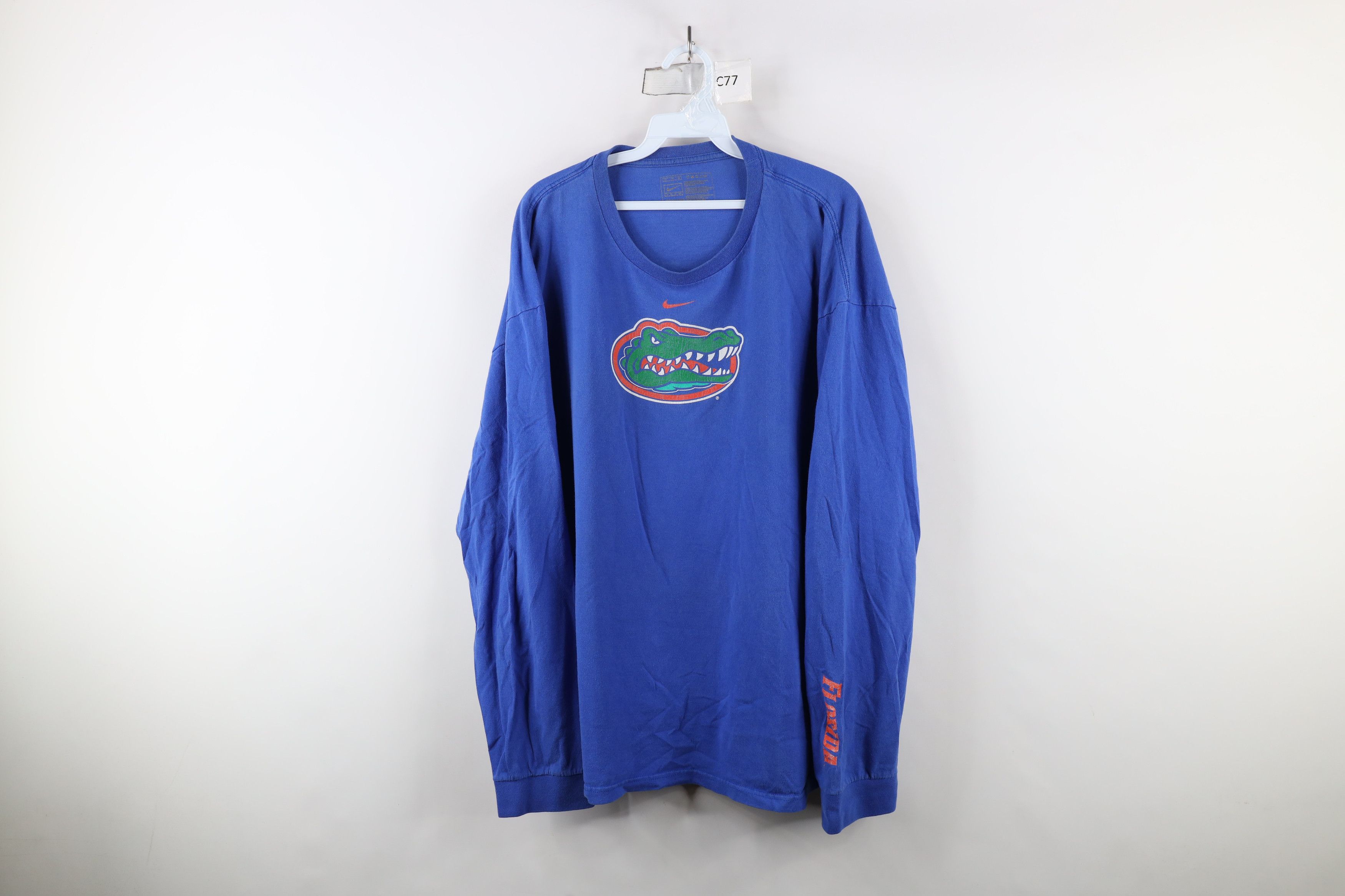 Nike × Vintage Vintage Nike Swoosh University Florida Long Sleeve T-Shirt Size US XL / EU 56 / 4 - 1 Thumbnail