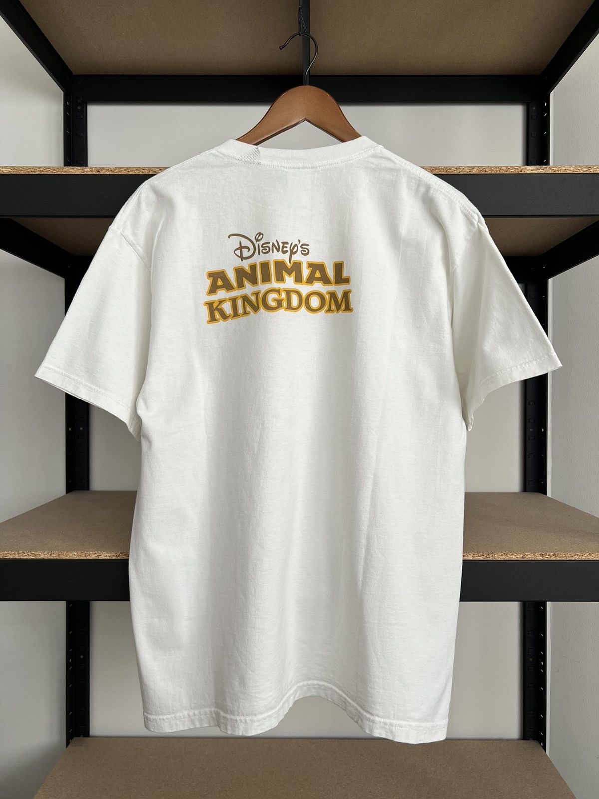 Disney Vintage 90s Disney Animal Kingdom White T-shirt Size US L / EU 52-54 / 3 - 2 Thumbnail