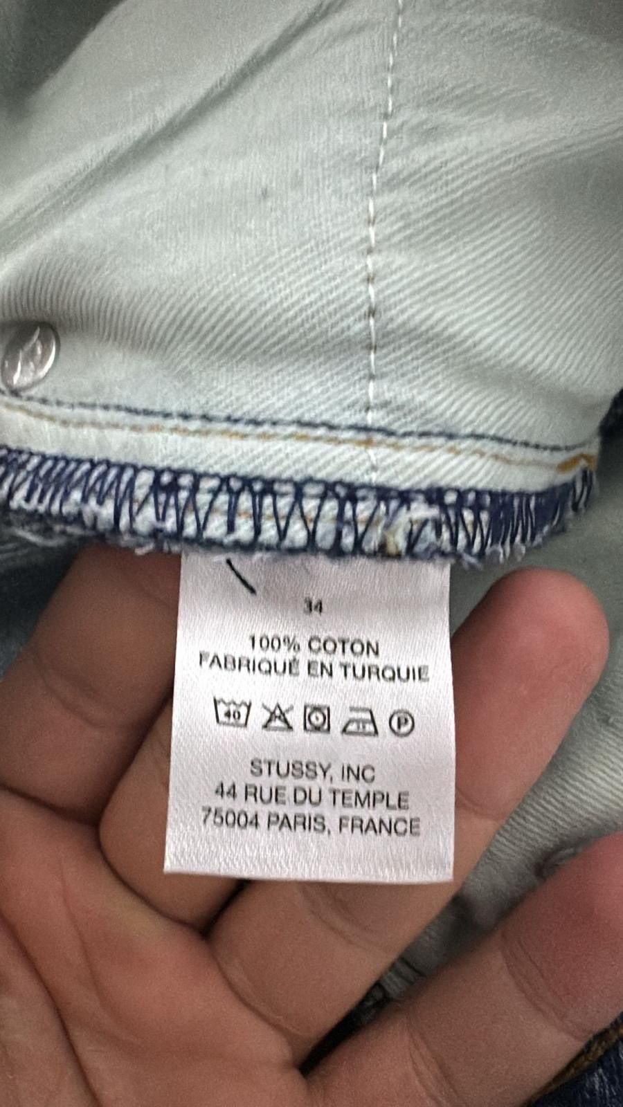Stussy Stussy Big Ol Jean Denim Washed Blue Size 34 Size US 34 / EU 50 - 7 Thumbnail