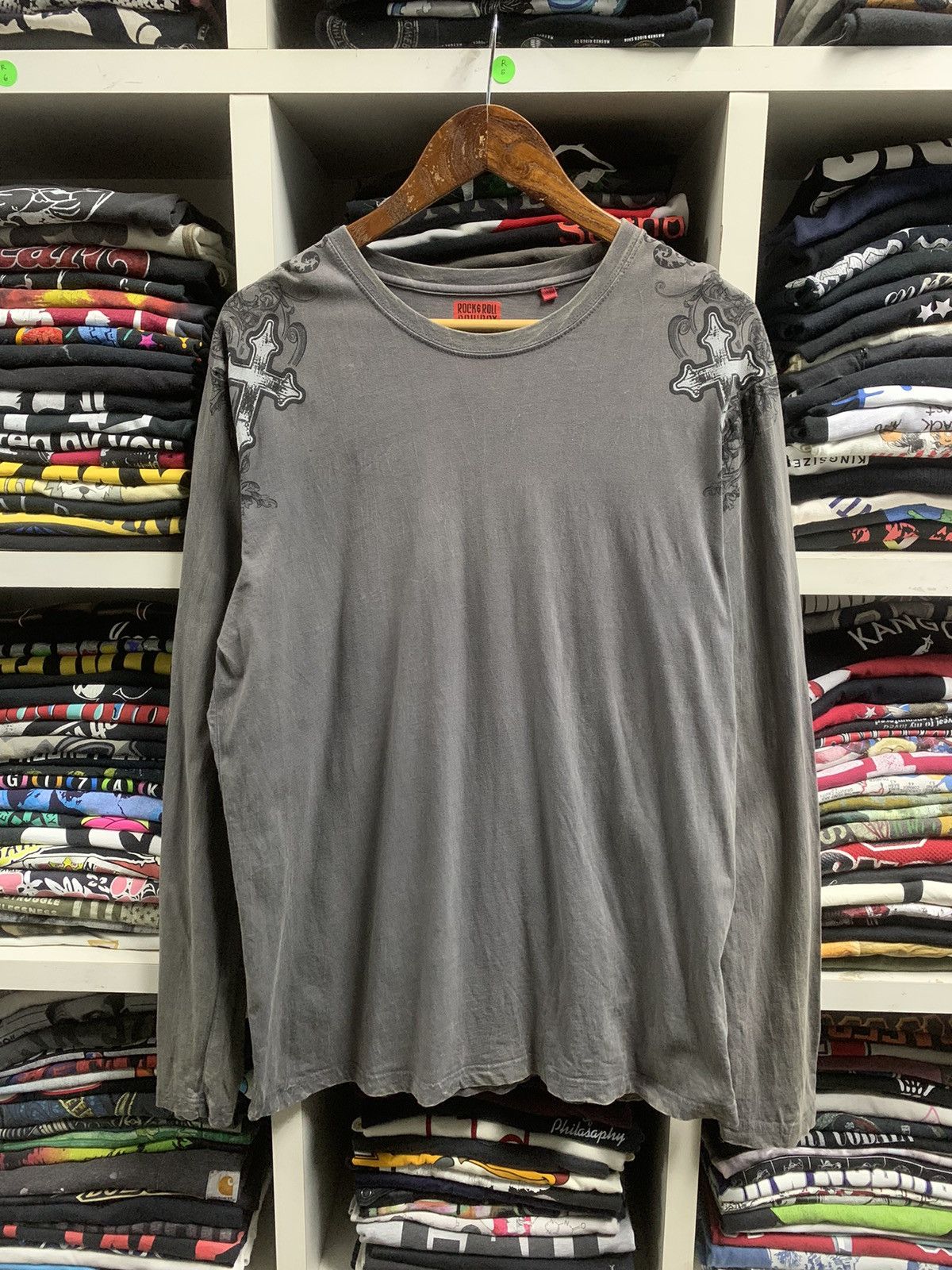 Japanese Brand × Vintage Vintage Rock & Roll Cowboy long sleeve Size US L / EU 52-54 / 3 - 2 Thumbnail