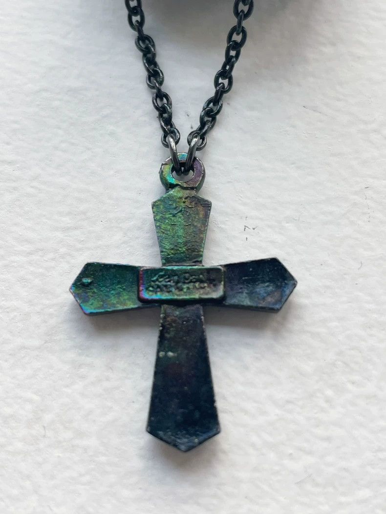 Jean Paul Gaultier Jean Paul Gaultier Making an Old Rose Cross Necklace 2504-N Size ONE SIZE - 4 Thumbnail