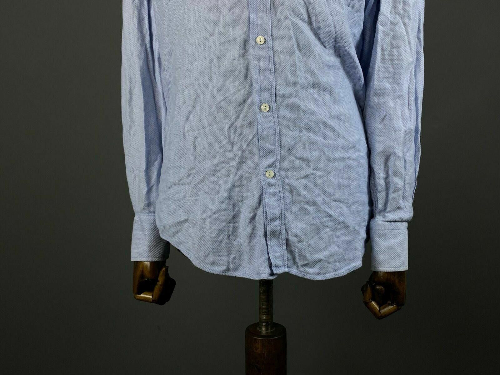 Designer Men Versace Collection City Blue Shirt Size 40 / 15.75 Size US M / EU 48-50 / 2 - 3 Thumbnail