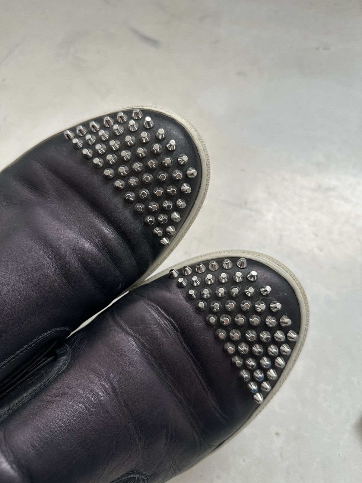 Alexander McQueen × MCQ Alexander McQueen leather silver studs slip-on Size US 8.5 / EU 41-42 - 3 Thumbnail